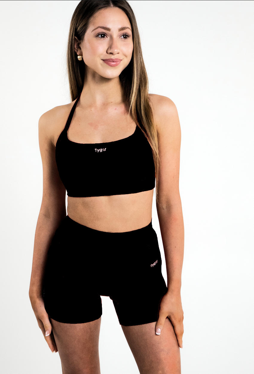 Storm Halter Bra - Obsidian